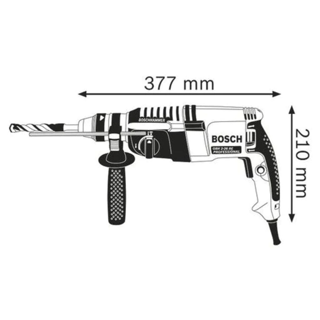 Bosch Professional Rotary Hammer With SDS Plus 800W GBH 2-26 DRE