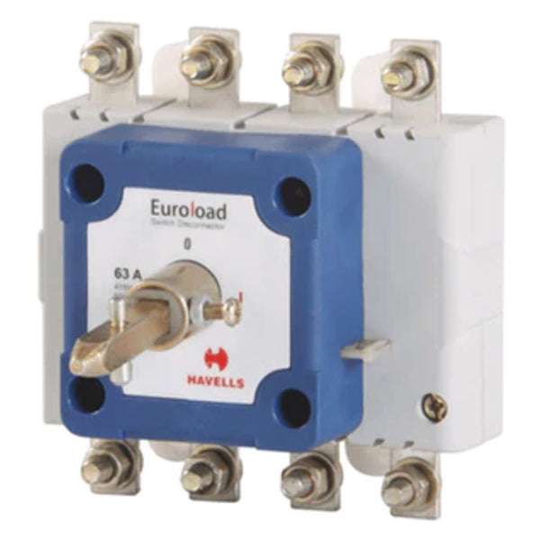 Havells Euroload Switch Disconnector Size (00) 4 Pole OE 40A 100A