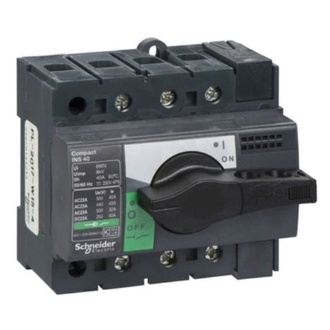 Schneider Compact INS & INV Interpact Range Of Switch Disconnectors 3 Pole