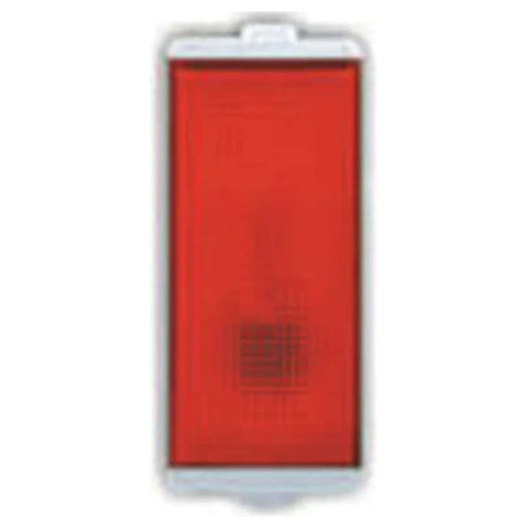 Lisha Red Indicator With LED 1Module White 7021