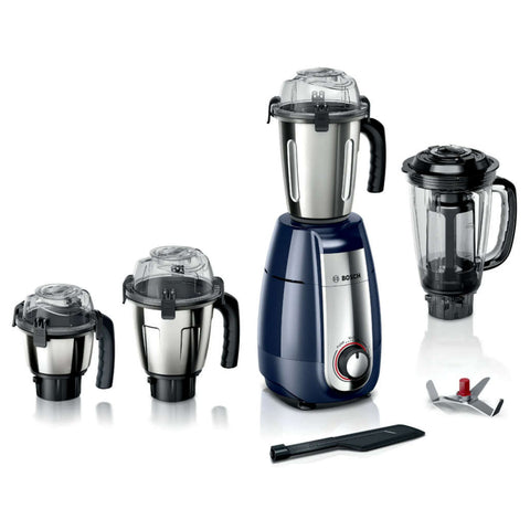 Bosch TrueMixx Style 4 Jars Mixer Grinder 750W Midnight Blue MGM6642DIN