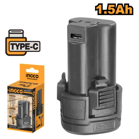 Ingco Lithium-Ion Battery Pack 12 V FBLI12153
