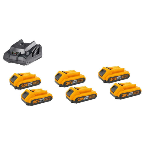 Ingco Lithium-Ion Battery And Charger Kit 20 V FBCLI2062