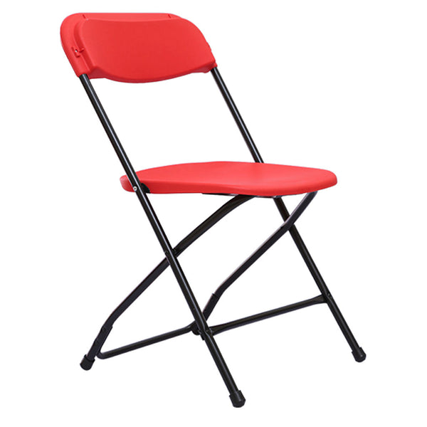 supreme l Folding Chair 赤黒セット Supreme Furniture Amity Polypropylene with Metal Frame Folding