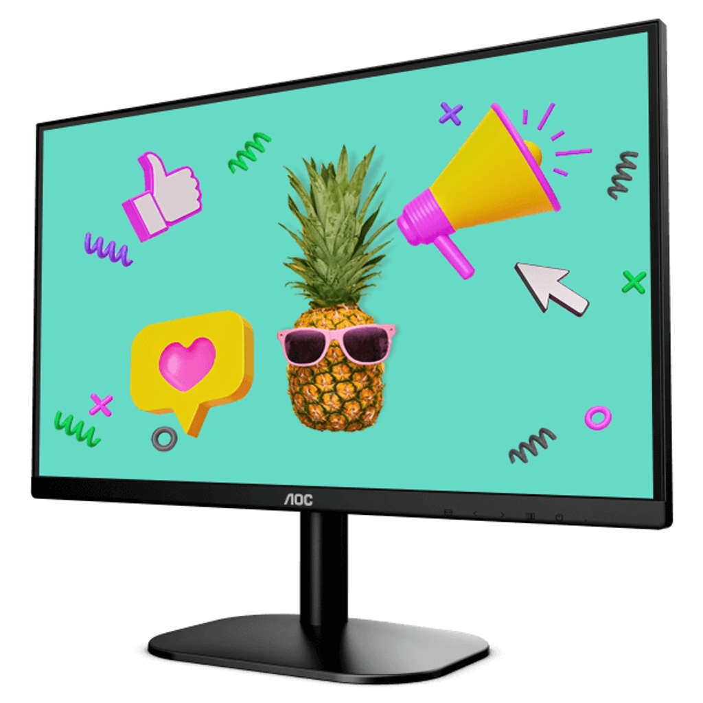 AOC Full HD VA Borderless Ultra Slim Monitor 23.8 Inch 24B2XHM