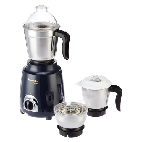 Butterfly Pestle Mixer Grinder 3 Jars 750 W Ink Blue