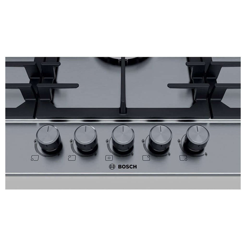 Bosch Stainless Steel Gas Stove 5 Burner PCQ9B5O90I