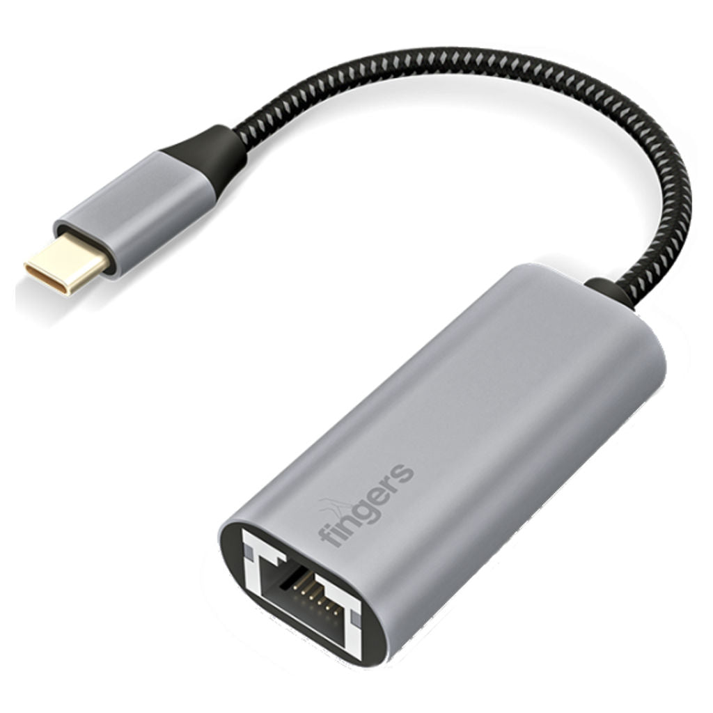 Fingers GigaSpeed Type-C To Giga LAN RJ45 Adapter