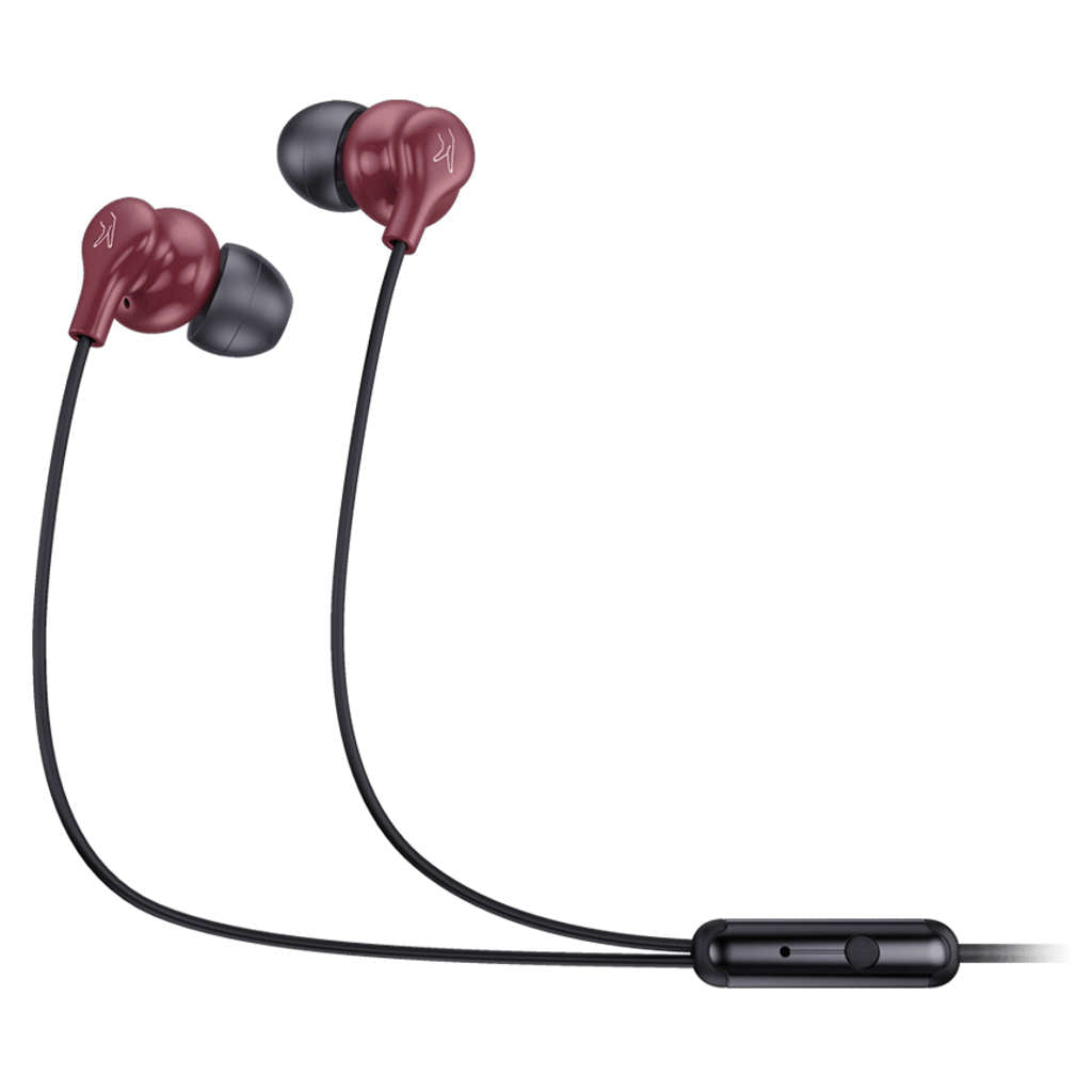 Fingers SoundBoss Wired Earphone Burgundy
