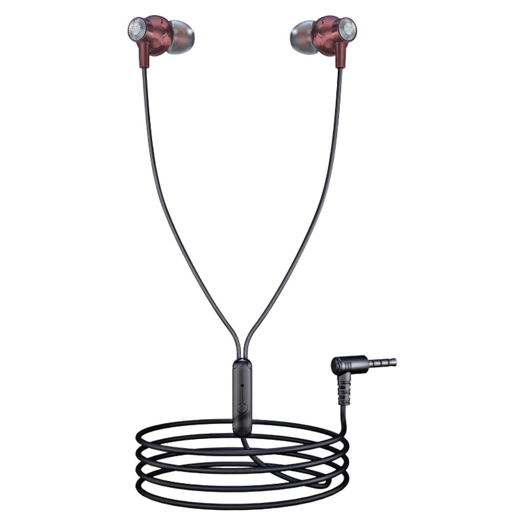 Fingers Beautific2 Wired Earphone Burgundy