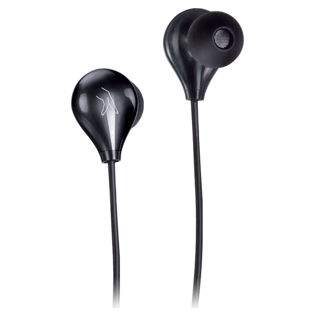 Fingers Droplets Wired Earphone Piano Black