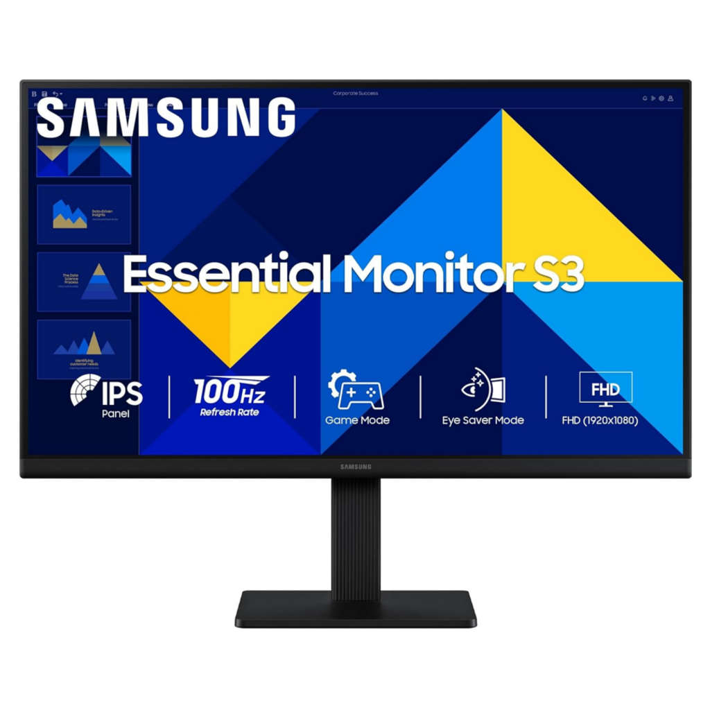 Samsung S3 Full HD LED Backlit IPS Panel Monitor 24 Inch LS24D304GAWXXL