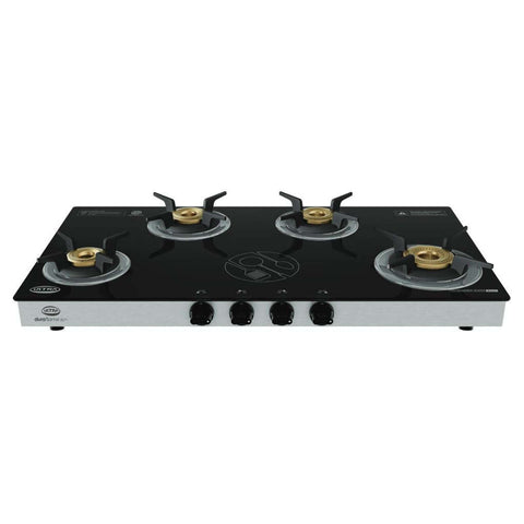 Elgi Ultra Duraflame 4GT Glass Top Gas Stove 4 Burner