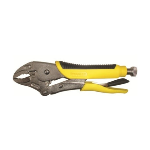 Stanley 254mm Curved Locking Plier with Bi-Matte Handle 84-369-1-23