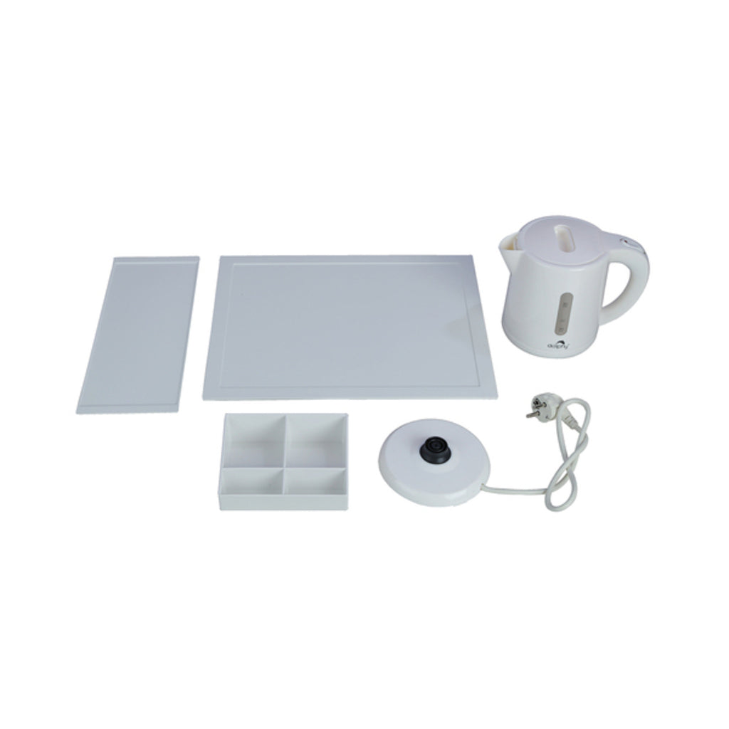 Dolphy Electric Kettle with Tray Set White DKTL0004