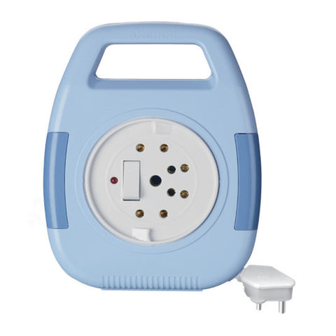 Anchor Cherry Flexicord 3Pin 4Meter Blue 5220B