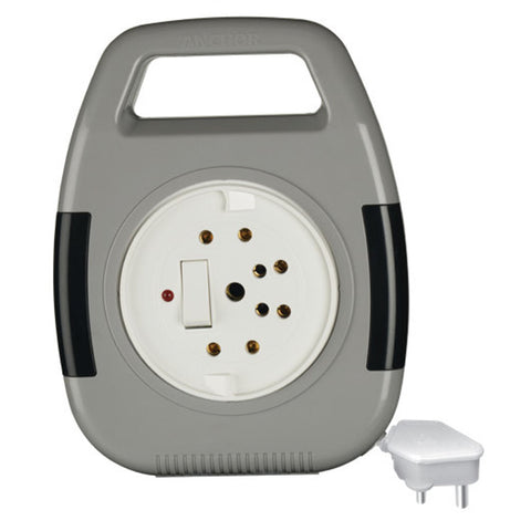 Anchor Cherry Flexicord 3Pin 4Meter Grey 5220G