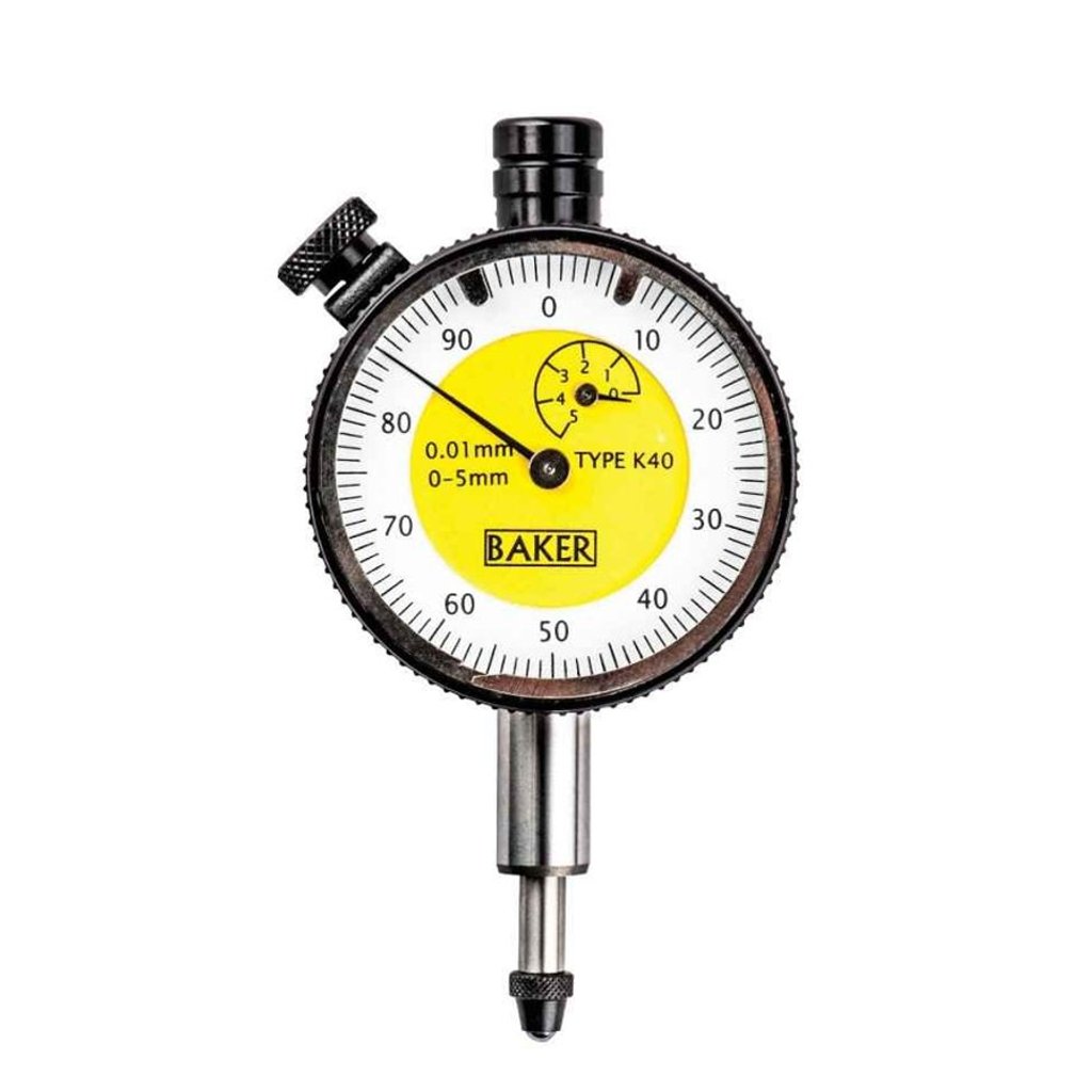 Baker Model 40 Plunger Type Dial Gauge 0.25inch K42