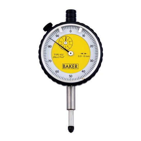 Baker Model 56 Plunger Type Dial Gauge 0.5inch K52