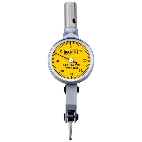 Baker Model 29 Lever Type Dial Gauge 0.2mm 304A