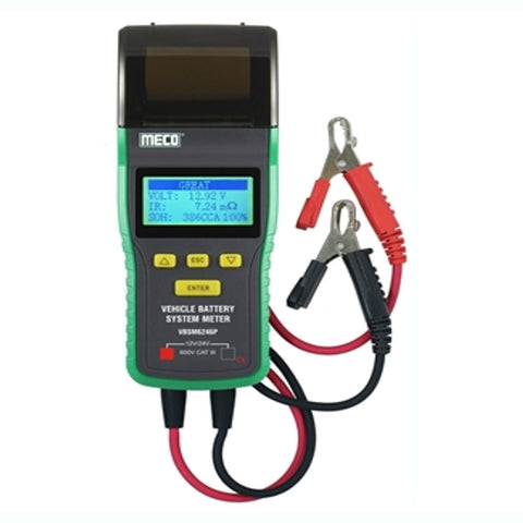 Meco Vehicle Battery System Meter With Built-In Printer Suitable For 12 And 24 V Dc Batteries VBSM6246P