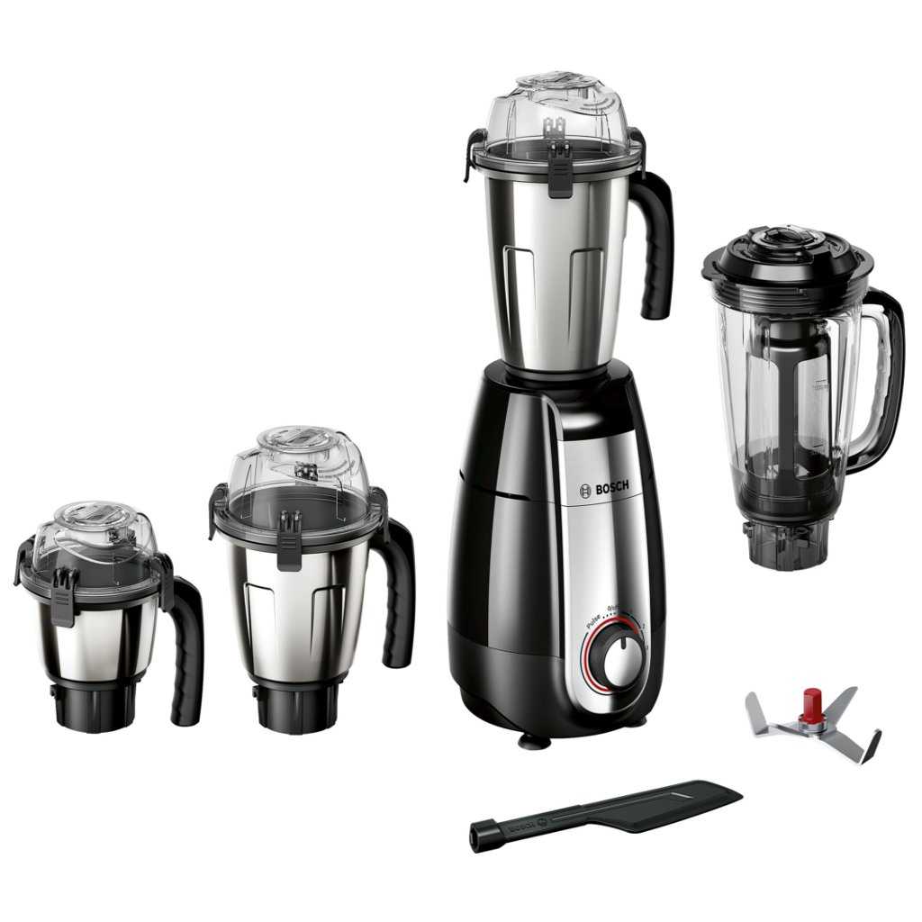 Bosch TrueMixx Pro 4 Jars Mixer Grinder Black 1000W MGM8842MIN