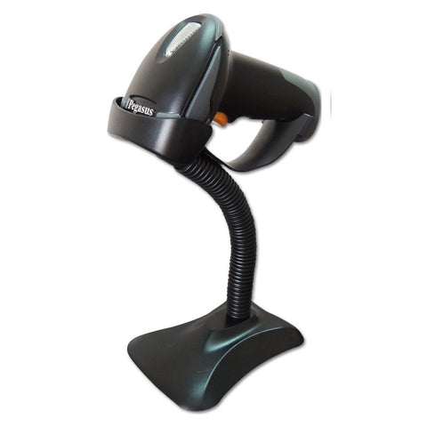 Pegasus Handheld Rapid Linear Barcode Scanner With Handfree Stand 1D PS2111A