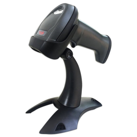 Pegasus Handheld Wired Laser Barcode Scanner With Auto Sensor and Stand 1D PS1156A