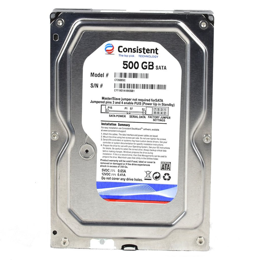 Consistent Desktop Internal Hard Disk Drive 500 GB