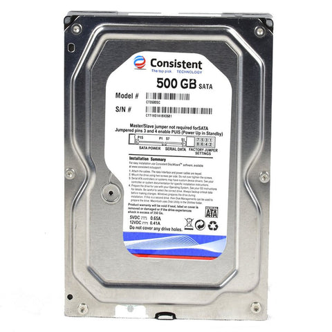 Consistent Desktop Internal Hard Disk Drive 500 GB