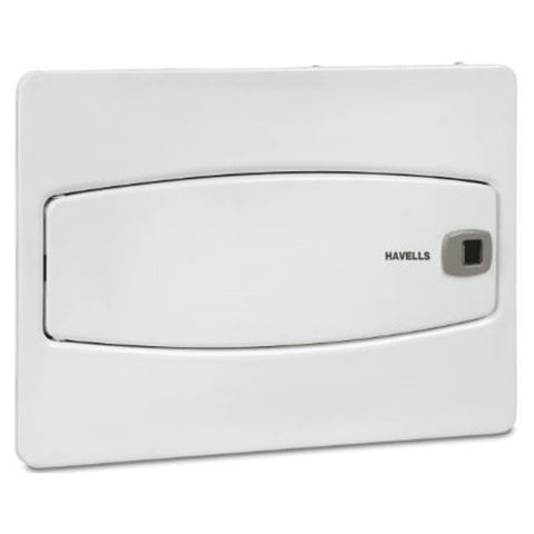 Havells QVE Plus SPN Distribution Board Double Door 16 Way Super White DHDMSHODOW16