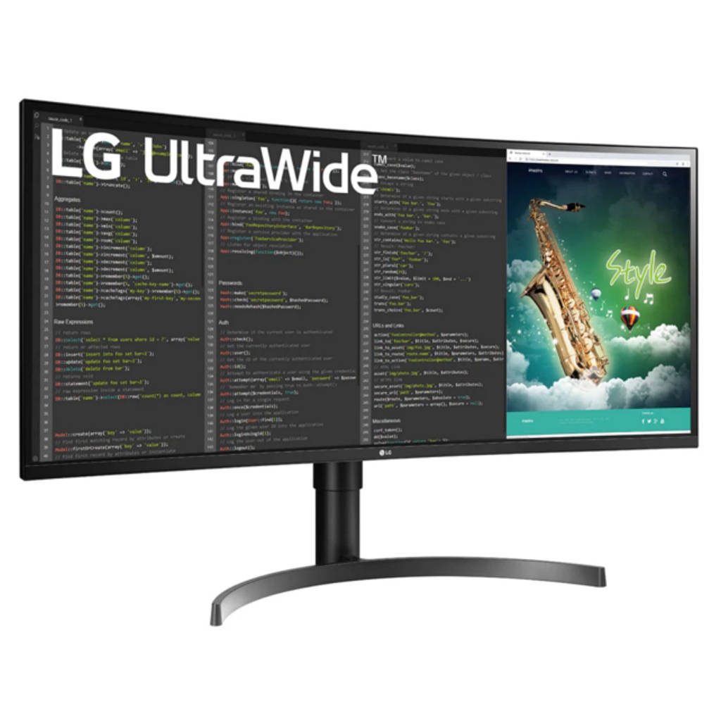 LG QHD HDR UltraWide Curved Monitor 35Inch Black 35WN75C
