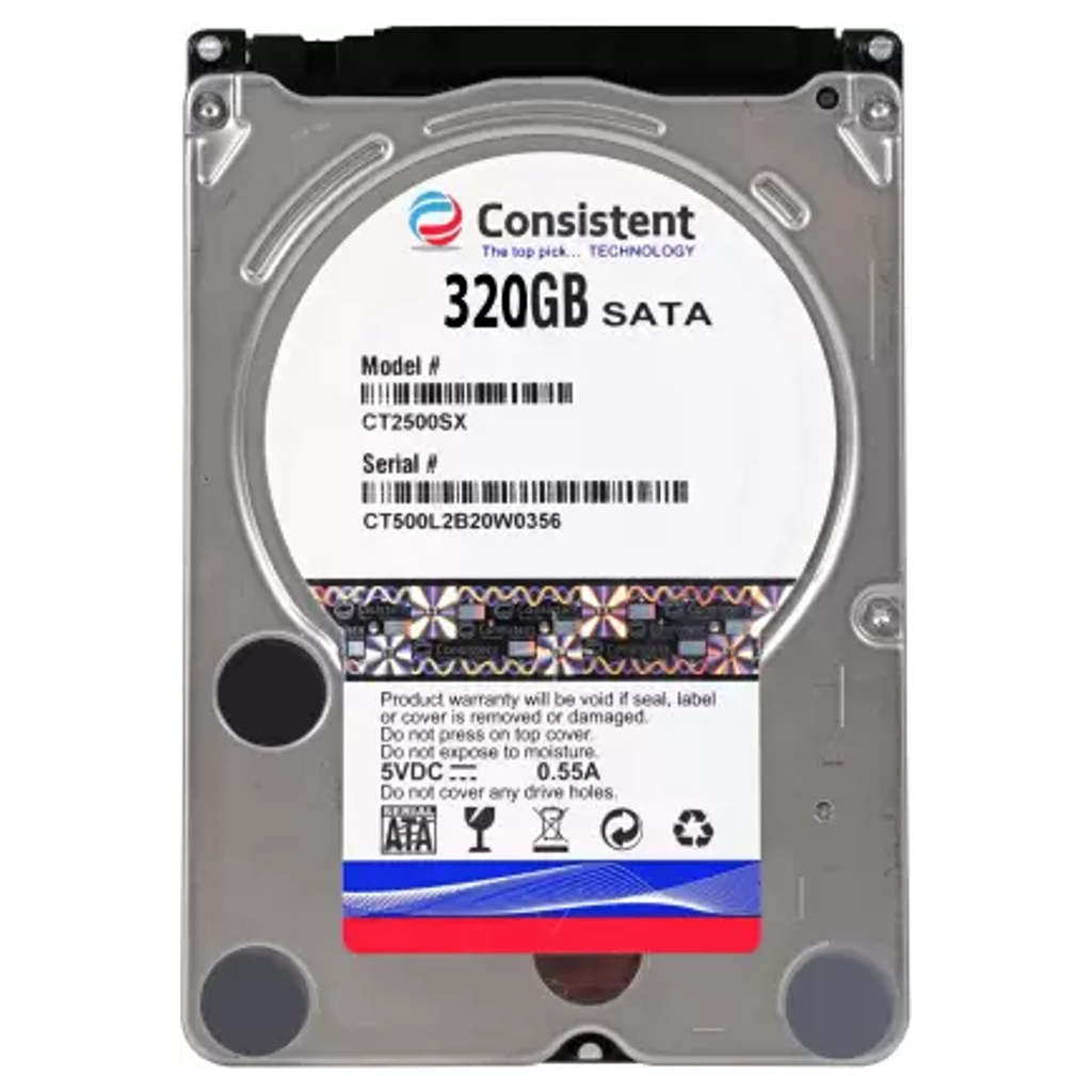 Consistent Laptop Hard Disk Drive 320GB