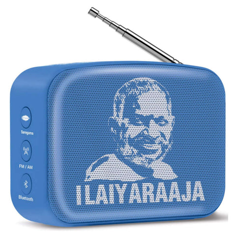 Saregama Carvaan Mini 2.0 Bluetooth Speaker With Ilayaraja 301 Superhit Tamil Songs Regal Blue SCM03/MR0043