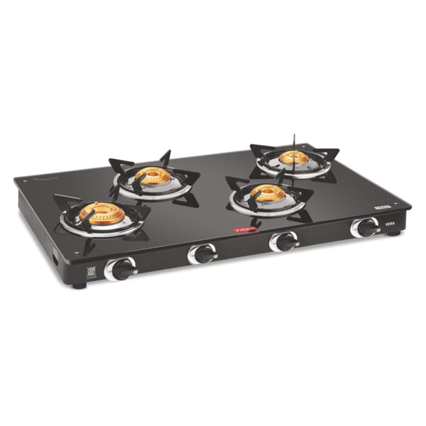 Buy Vidiem Vera Glass Top Gas Stove 4 Burner Online at Bestomart
