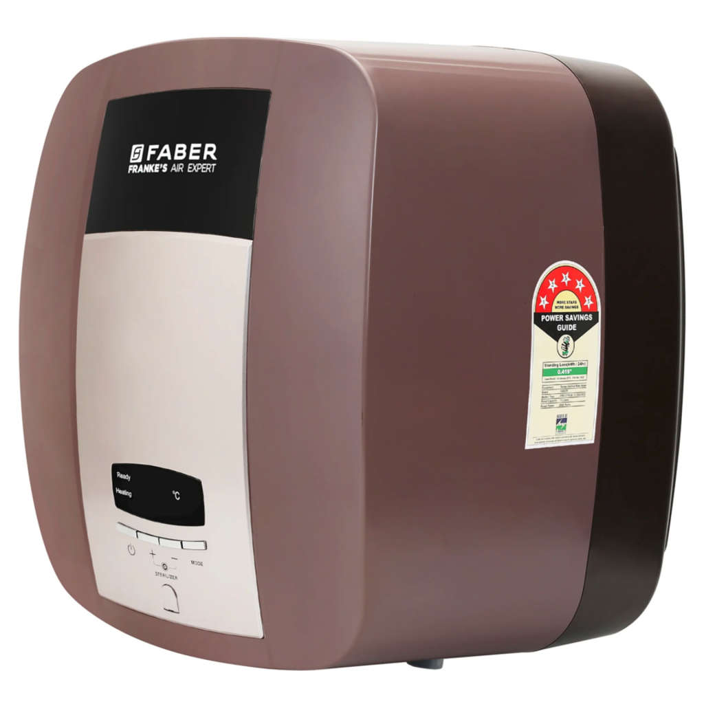 Faber FWG Cyrus Digital Storage Water Heater 15 Litre Black Cherry
