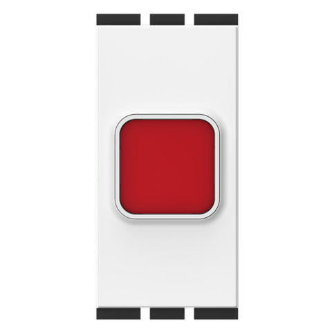 GM Indicator With Neon Bulb Holder Glossy White AC 1 026