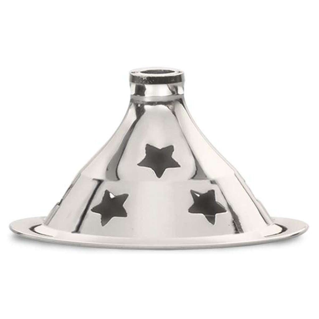 Borosil Nickel Akhand Diya With Glass Chimney Small HDTRAKDN056