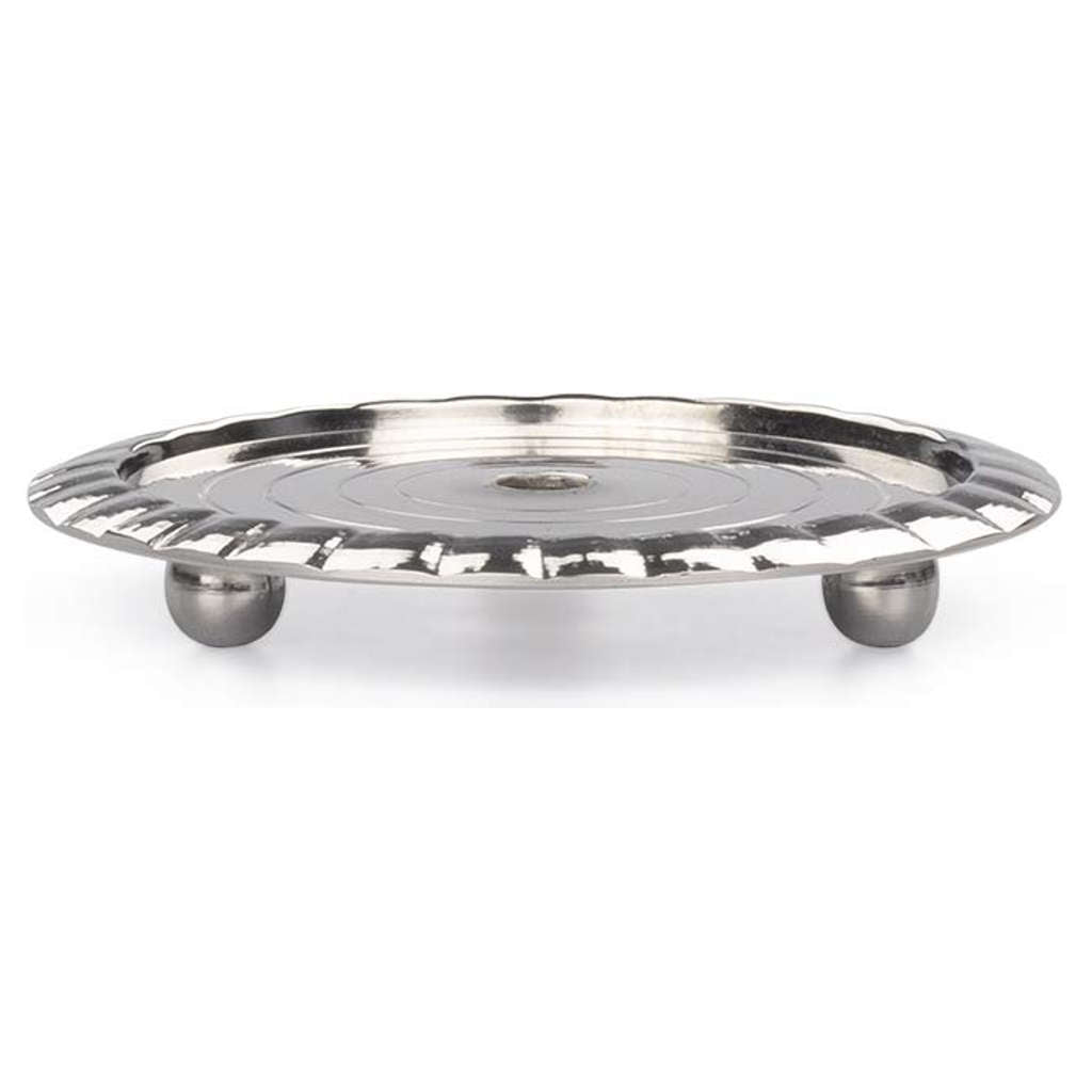 Borosil Nickel Akhand Diya With Glass Chimney Small HDTRAKDN056