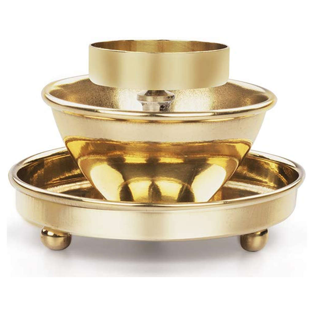 Borosil Brass Diffuser Akhand Diya Medium HDTRDFBR100