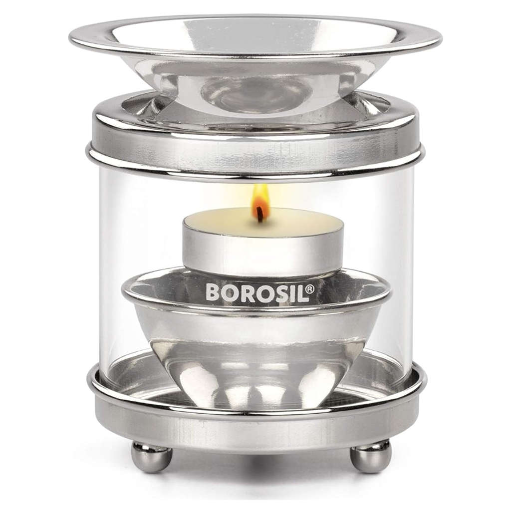 Borosil Nickel Diffuser Akhand Diya Medium HDTRDFNK100