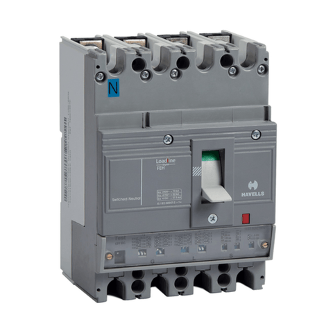 Havells Microprocessor Based MCCB Four Pole FEH Frame 50kA