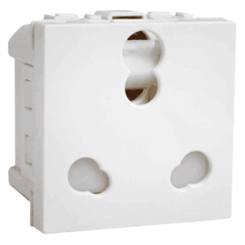 Havells Modular Coral 6 – 16A 3 Pin Shuttered Socket AHLKCXW163