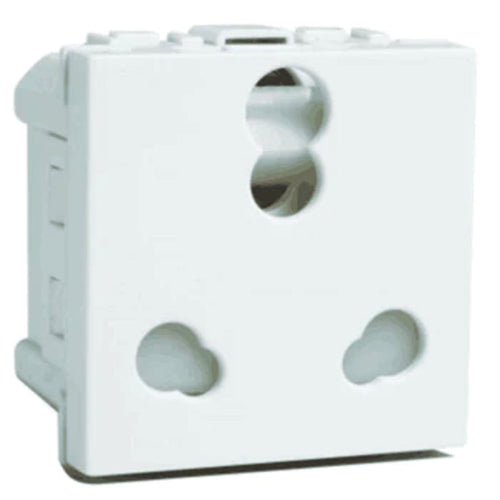 Havells Modular Coral 10/25A Shuttered Socket AHLKCXW251