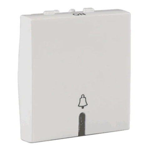 Havells Modular Oro 10A 1 Way Bell Push with Indicator (Mega) AHOMBIW101