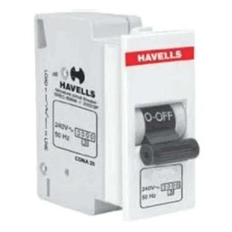 Havells Modular Oro 16A SP Mini MCB 'C' Series 3 KA DHONCSPA016