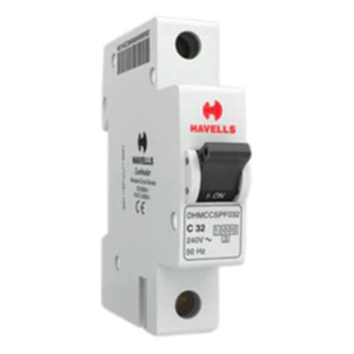 Havells Modular Oro 32A SP Mini MCB 'C' Series 3 KA DHONCSPA032