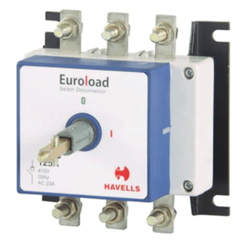 Havells Euroload Switch Disconnector Size (0) 4 Pole OE 125A – 200A
