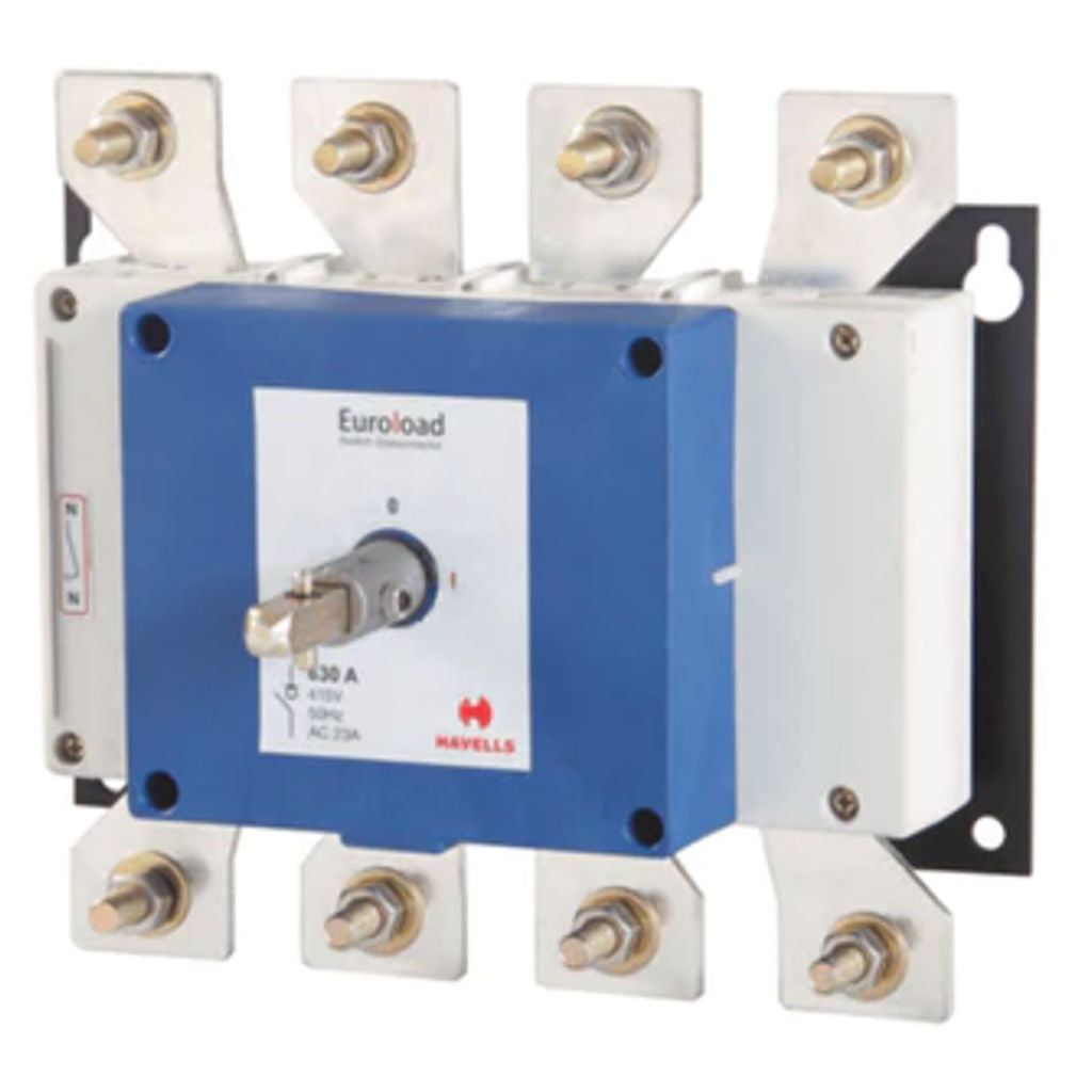 Havells Euroload Switch Disconnector Size (2) 4 Pole OE 400A 630A