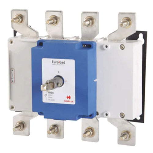 Havells Euroload Switch Disconnector Size (3) 4 Pole SS Enclosure -  IHCSFE0800